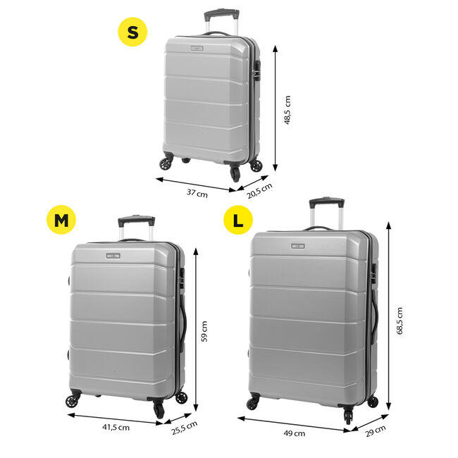 Juego de maletas trolley azul - Rayatta image number null